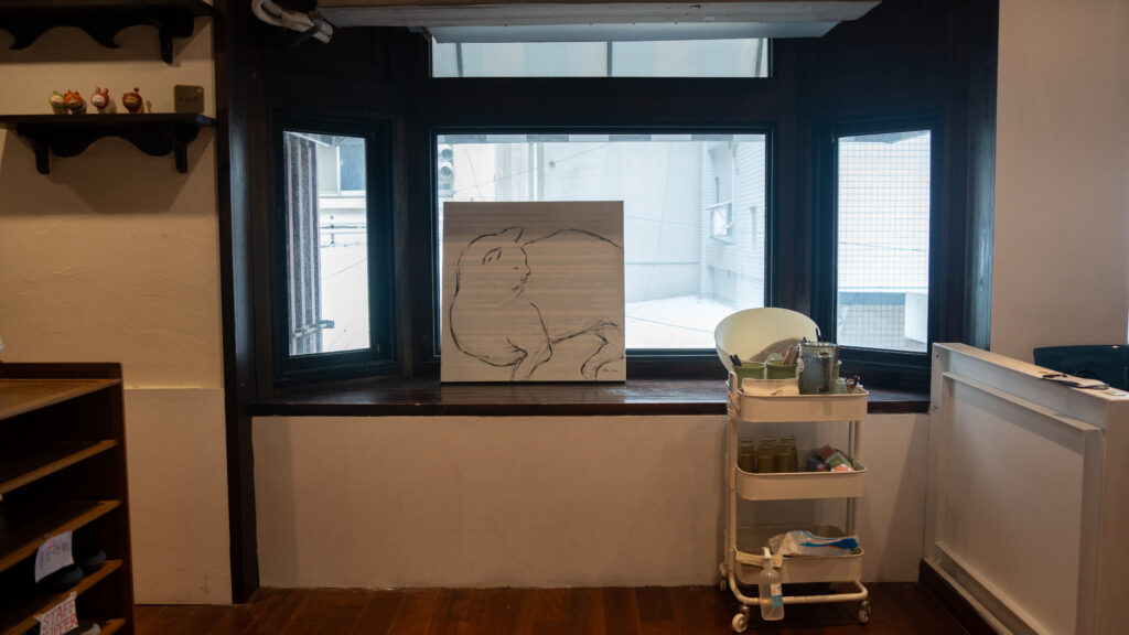 招財咖啡、新竹咖啡廳、貓咪主題咖啡廳、水豚咖啡廳、卡皮巴拉、新竹下午茶、新竹餐廳推薦、水豚互動、老宅咖啡、老屋咖啡、貓咪繪畫、貓咪插畫、新竹推薦咖啡廳